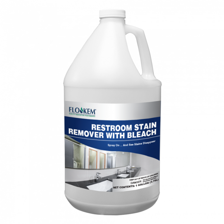 Restroom Stain Remover w/Bleach 239 Spray On…And See Stains Disappear